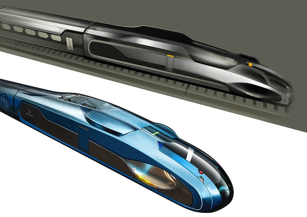 Bertone high-speed train | Ippiart Studio